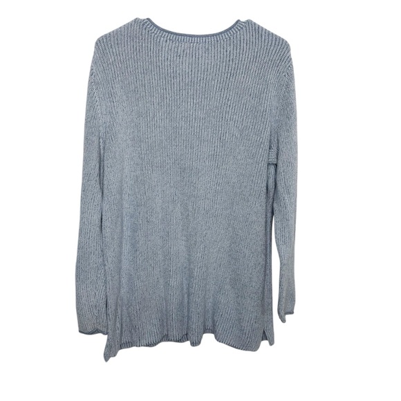 Coldwater Creek pullover sweater size XL New without tags dusty blue - Picture 4 of 6